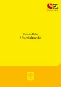Abbildung von: Unterhaltsrecht - Berliner Wissenschafts-Verlag