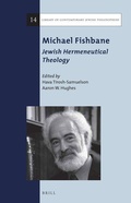 Cover: Michael Fishbane: Jewish Hermeneutical Theology - Brill