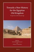 Cover: Towards a New History for the Egyptian Old Kingdom - Brill