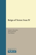 Cover: Reign of Terror: Ivan IV - Brill