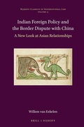 Cover: Indian Foreign Policy and the Border Dispute with China - Martinus Nijhoff