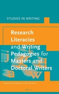 Cover: Research Literacies and Writing Pedagogies for Masters and Doctoral Writers - Brill