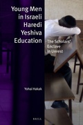 Cover: Young Men in Israeli Haredi Yeshiva Education (paperback) - Brill