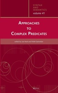 Cover: Approaches to Complex Predicates - Brill