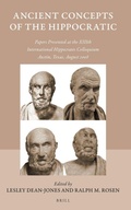 Cover: Ancient Concepts of the Hippocratic - Brill