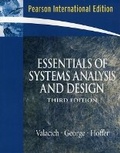 Cover: Essentials of System Analysis and Design - Pearson