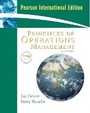 Cover: Principles of Operations Management - Pearson