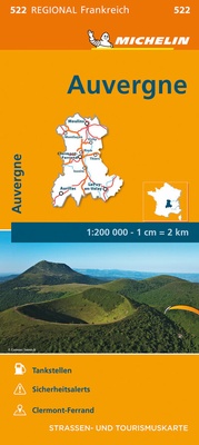 Abbildung von: Michelin Auvergne-Limousin - Michelin Editions des Voyages