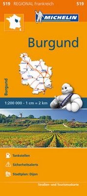 Abbildung von: Michelin Burgund - Michelin Editions des Voyages