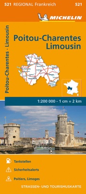 Abbildung von: Michelin Poitou-Charentes - Michelin Travel Publications