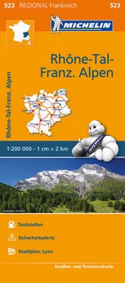 Abbildung von: Michelin Rhonetal - Französiche Alpen - Michelin Editions des Voyages
