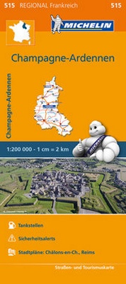 Abbildung von: Michelin Champagne Ardennen - Michelin Editions des Voyages