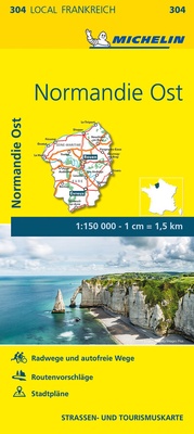 Abbildung von: Michelin Normandie Ost - Michelin Editions des Voyages