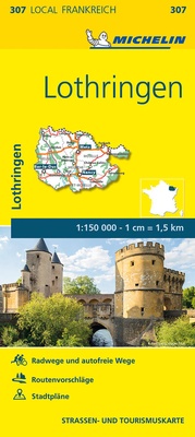 Abbildung von: Michelin Lothringen - Michelin Editions des Voyages