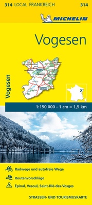 Abbildung von: Michelin Vogesen - Michelin Editions des Voyages