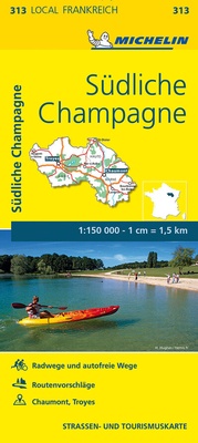 Abbildung von: Michelin Südl.Champagne - Michelin Editions des Voyages