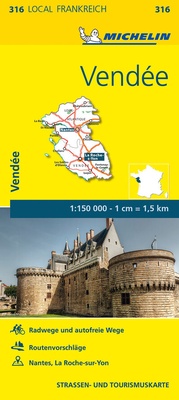 Abbildung von: Michelin Vendee - Michelin Editions des Voyages