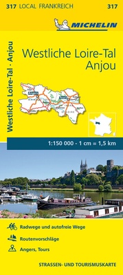 Abbildung von: Michelin Westliches Loiretal - Anjou - Michelin Editions des Voyages