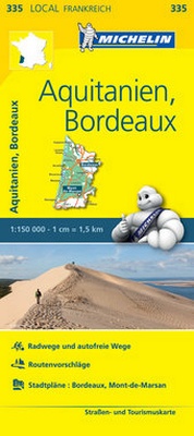 Abbildung von: Michelin Aquitanien - Bordeaux - Michelin Editions des Voyages