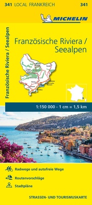 Abbildung von: Michelin Französische Riviera - Seealpen - Michelin Editions des Voyages