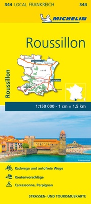 Abbildung von: Michelin Roussillon - Michelin Editions des Voyages