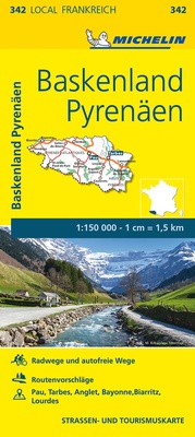 Abbildung von: Michelin Baskenland - Pyrenäen - Michelin Editions des Voyages
