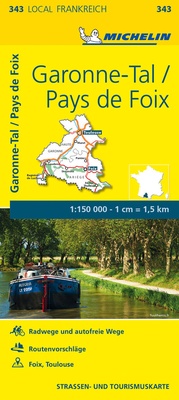 Abbildung von: Michelin Garonne-Tal - Pays de Foix - Michelin Editions des Voyages