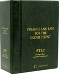 Cover: Finance and Law for the Older Client - Butterworths Law