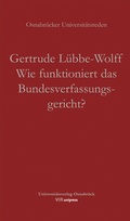 Cover: Wie funktioniert das Bundesverfassungsgericht? - Brill Deutschland