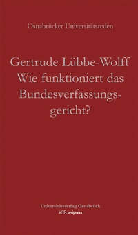 Abbildung von: Wie funktioniert das Bundesverfassungsgericht? - Brill Deutschland