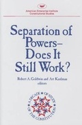 Cover: Separation of Powers - AEI Press