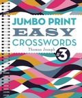Cover: Jumbo Print Easy Crosswords #3 - Sterling