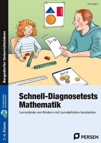 Abbildung von: Schnell-Diagnosetests: Mathematik 1.-4. Klasse - Persen Verlag in der AAP Lehrerwelt GmbH