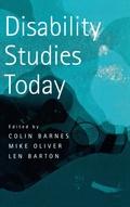 Cover: Disability Studies Today - Polity Press