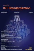 Cover: Journal of ICT Standardization 3-1 - River Publishers