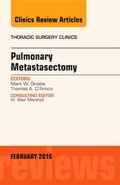 Bild: Pulmonary Metastasectomy, An Issue of Thoracic Surgery Clinics of North America: Volume 26-1 - Elsevier