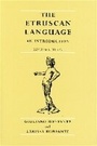 Cover: The Etruscan Language - Manchester University Press