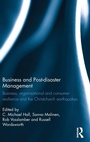 Cover: Business and Post-disaster Management - Routledge