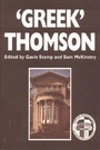 Cover: 'Greek' Thomson - Edinburgh University Press