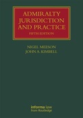 Cover: Admiralty Jurisdiction and Practice - CRC Press