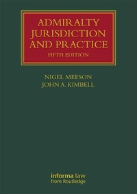 Abbildung von: Admiralty Jurisdiction and Practice - CRC Press