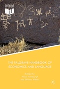 Cover: The Palgrave Handbook of Economics and Language - Palgrave Macmillan