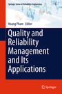Cover: Quality and Reliability Management and Its Applications - Springer