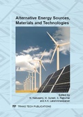 Cover: Alternative Energy Sources, Materials and Technologies - Trans Tech Publications Ltd