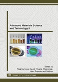 Cover: Advanced Materials Science and Technology II - Trans Tech Publications Ltd