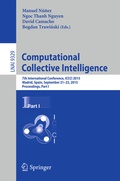 Cover: Computational Collective Intelligence - Springer