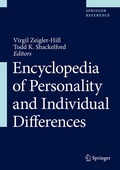 Cover: Encyclopedia of Personality and Individual Differences - Springer