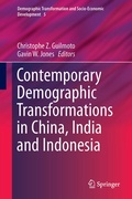 Cover: Contemporary Demographic Transformations in China, India and Indonesia - Springer