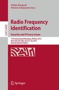 Cover: Radio Frequency Identification - Springer