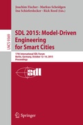 Cover: SDL 2015: Model-Driven Engineering for Smart Cities - Springer